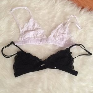SOLD! Bundle of Lace bralettes